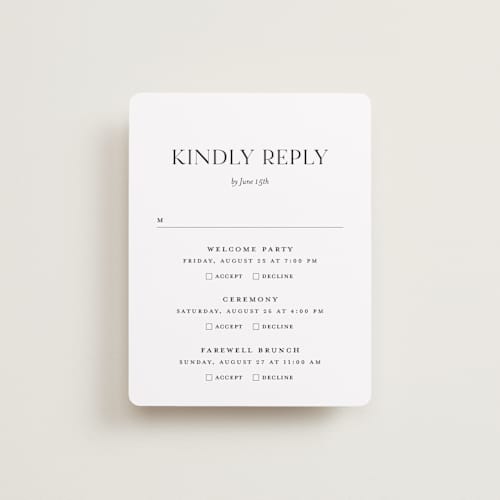 This is a porcelain rsvp cards with standard by Eric Clegg called have and hold printing on signature in standard