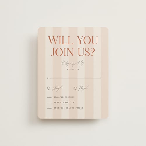 This is a butter rsvp cards with standard by Pixel and Hank called ambrosial printing on signature in standard