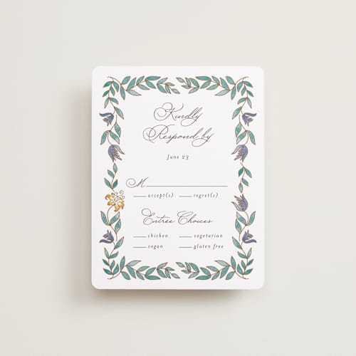 This is a twilight rsvp cards with standard by Simona Camp called disney's tangled lanterns printing on signature in standard
