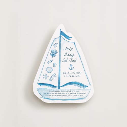 This is a ocean insert cards with standard by Itsy Belle Studio called coastal baby printing on signature in standard