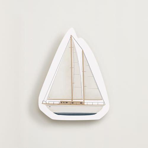 This is a navy insert cards with standard by Itsy Belle Studio called sailboat printing on signature in standard