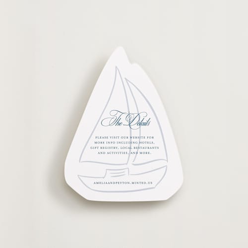 This is a ocean insert cards with standard by Kelly Schmidt called harbor printing on signature in standard
