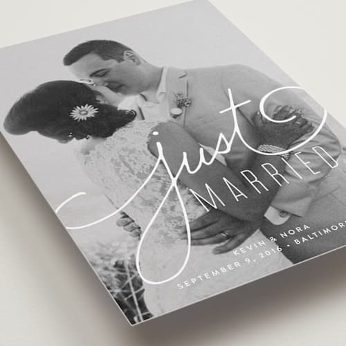 This is a lace wedding announcements with standard by Jessica Williams called signature printing on recycled smooth signature in standard