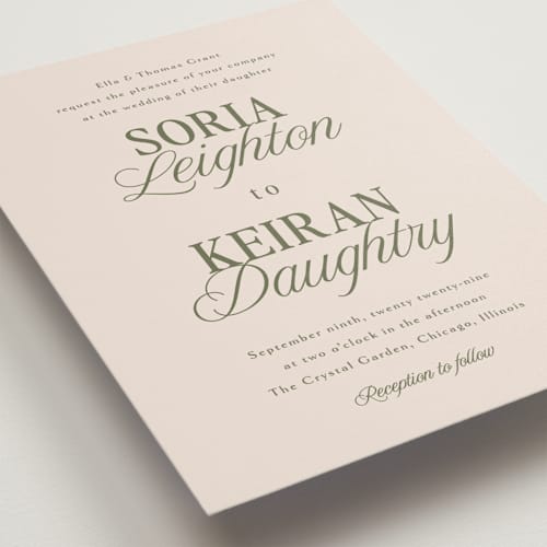 This is a meadow wedding invitations with standard by Melanie Kosuge called soria printing on signature in standard