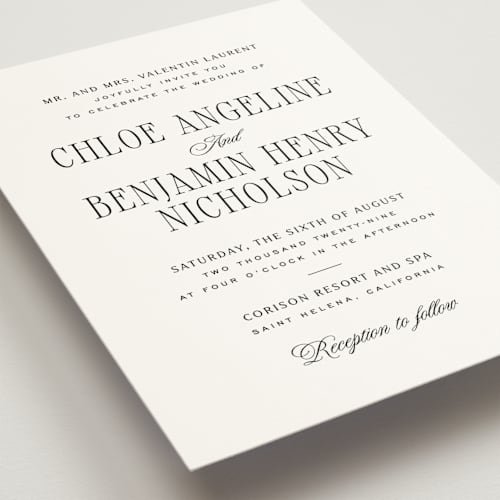 This is a silk wedding invitations with standard by Kelly Schmidt called woods printing on signature in standard