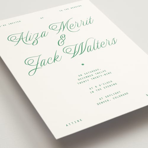 This is a golf wedding invitations with standard by Blustery August called cheers printing on signature in standard