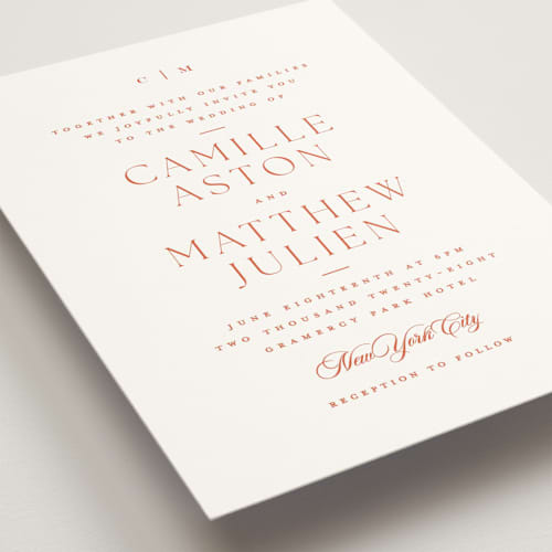 This is a verona sunset wedding invitations with standard by Kristie Kern called gwenyth printing on signature in standard