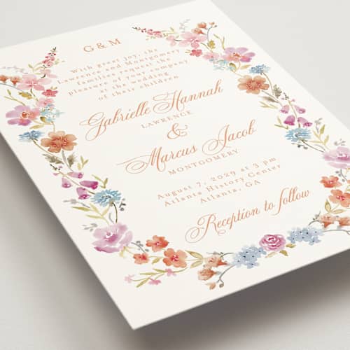 This is a aperol wedding invitations with standard by Petra Kern called everlasting romance printing on signature in standard