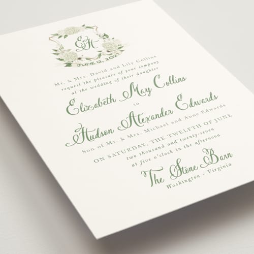 This is a limelight wedding invitations with standard by Design Lotus called sweethearts printing on signature in standard