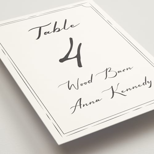This is a cloudy table numbers with standard by Sherley Ferreira called southern soul printing on doublethick in standard