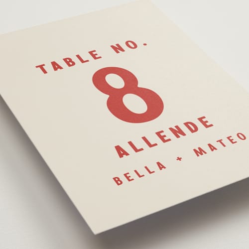 This is a sierra table numbers with standard by Ani Somi called coyota printing on doublethick in standard