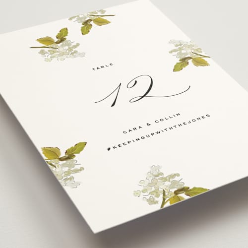 This is a linen table numbers with standard by Olivia Kanaley Inman called limelight printing on doublethick in standard