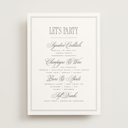 This is a sugar wedding signs with standard by chocomocacino called ris al’amande printing on doublethick in 5x7