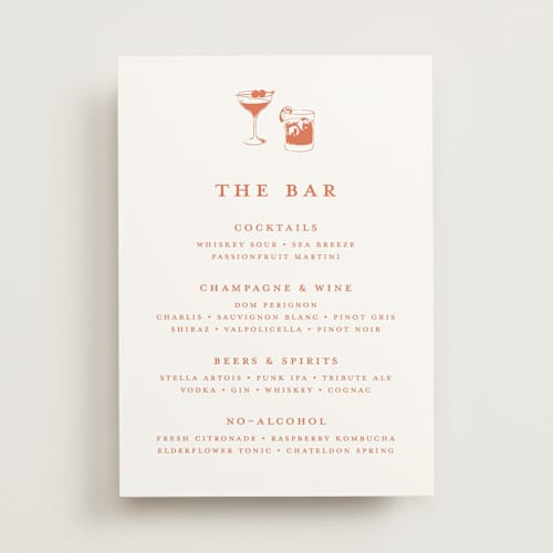 This is a spritz wedding signs with standard by Pippa Shaw called lobster printing on doublethick in 5x7