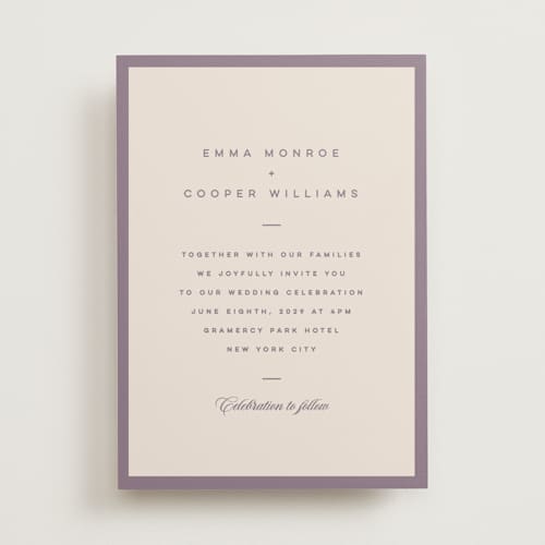 This is a vineyard wedding invitations with standard by Kristie Kern called the emma printing on signature in standard