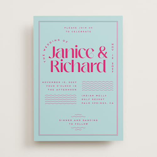 This is a dragon fruit wedding invitations with standard by Claudia Orengo called news! printing on signature in standard