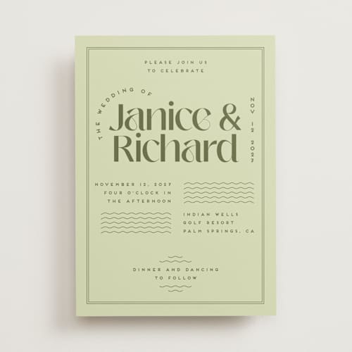 This is a kiwi wedding invitations with standard by Claudia Orengo called news! printing on signature in standard