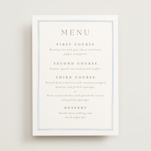 This is a sky wedding signs with standard by Jennifer Wick called bristol printing on doublethick in 5x7
