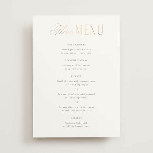 This is a fog menu cards with foil pressed by Ashlee Townsend called monatuk printing on signature in 5x7