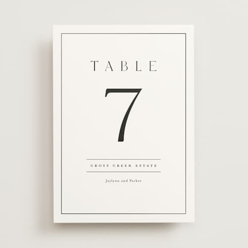 This is a cotton table numbers with foil pressed by Stacey Meacham called warm affection printing on doublethick in standard