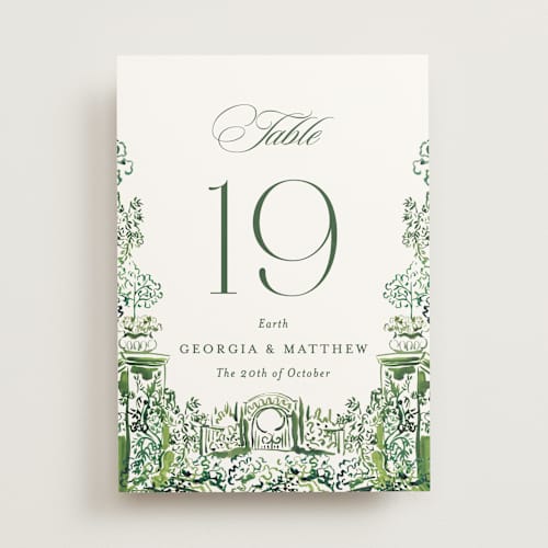 This is a sap table numbers with standard by Becky Nimoy called gates and pillars printing on doublethick in standard