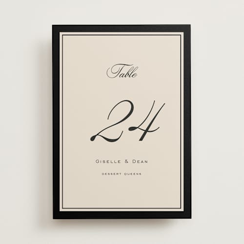 This is a raven table numbers with standard by chocomocacino called krytharaki printing on doublethick in standard
