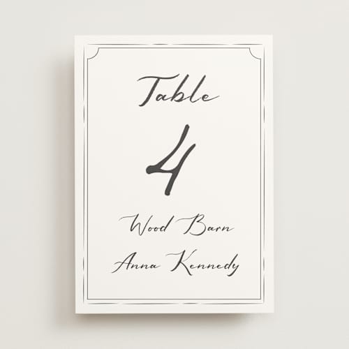 This is a cloudy table numbers with standard by Sherley Ferreira called southern soul printing on doublethick in standard