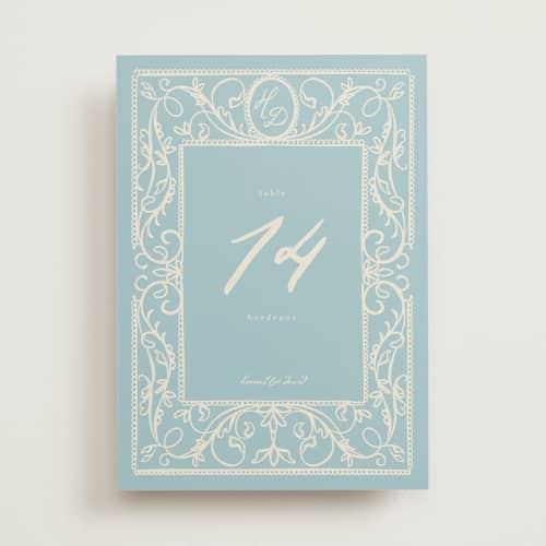 This is a hydrangea table numbers with standard by Kamala Nahas called impressionist printing on doublethick in standard