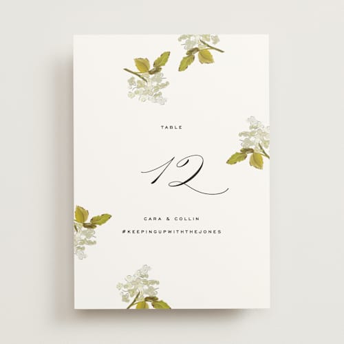 This is a linen table numbers with standard by Olivia Kanaley Inman called limelight printing on doublethick in standard