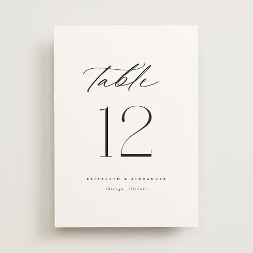 This is a cotton table numbers with standard by Carolyn Nicks called grande printing on doublethick in standard