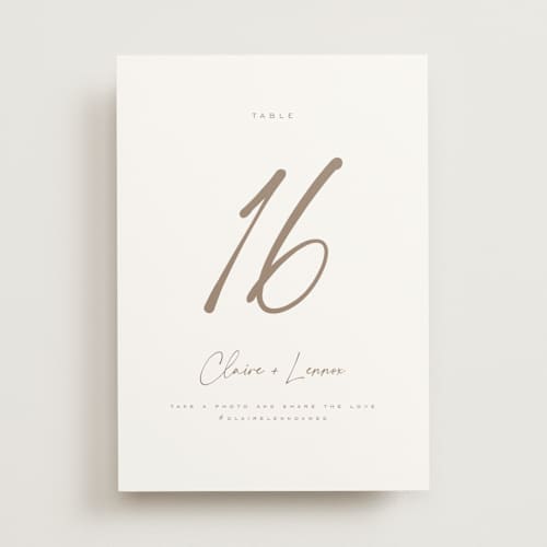 This is a chiffon table numbers with standard by Orasie called full photo printing on doublethick in standard