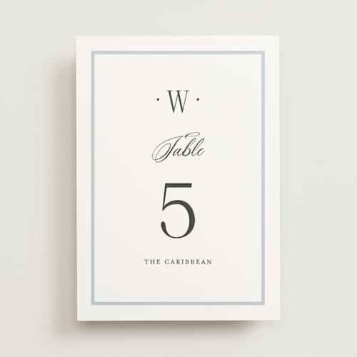 This is a hydrangea table numbers with standard by Carolyn MacLaren called dotted classic printing on doublethick in standard