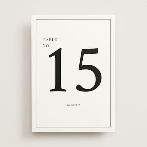This is a linen table numbers with standard by Cindy Reynolds called sophistique printing on doublethick in standard