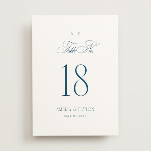 This is a ocean table numbers with standard by Kelly Schmidt called hilton printing on doublethick in standard