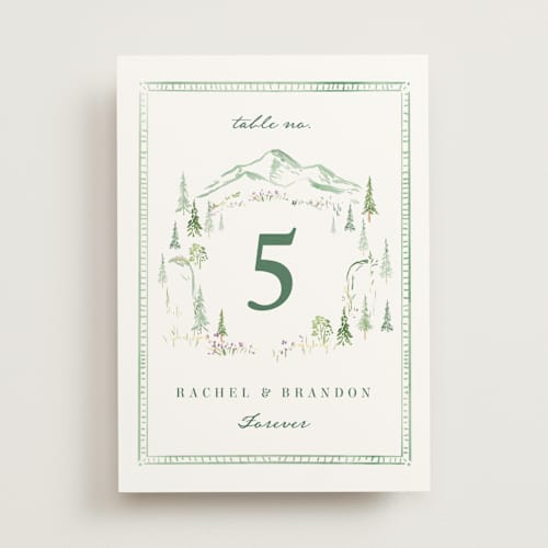 This is a meadow table numbers with standard by Petra Kern called plain air printing on doublethick in standard