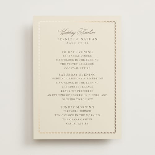 This is a champagne ceremony reception essentials with foil pressed by Deynaaz Daraei called ahlum printing on signature in standard