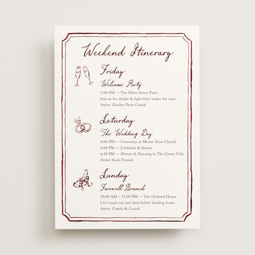 This is a wine ceremony reception essentials with standard by Cass Loh called handwritten printing on signature in 5x7