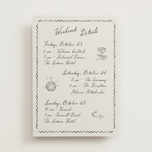 This is a rock ceremony reception essentials with standard by Pati Cascino called puglia printing on signature in 5x7