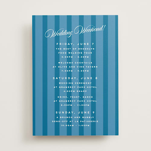 This is a cerulean ceremony reception essentials with standard by Kristie Kern called the emma printing on signature in standard