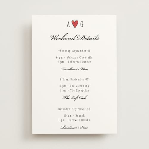 This is a lily ceremony reception essentials with standard by Pati Cascino called two hearts printing on signature in standard