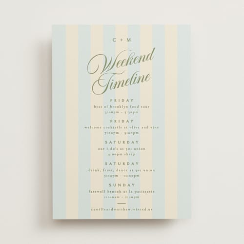 This is a sky ceremony reception essentials with standard by Kristie Kern called gilmore printing on signature in standard