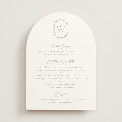 This is a latte menu cards with standard by Kristie Kern called the hudson printing on signature in standard