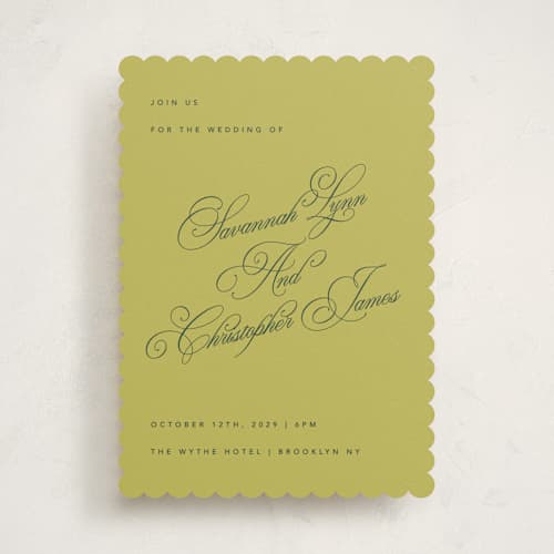 This is a citrus wedding invitations with standard by Kelly Watkins called vivid printing on signature in standard