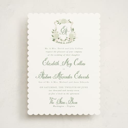 This is a limelight wedding invitations with standard by Design Lotus called sweethearts printing on signature in standard