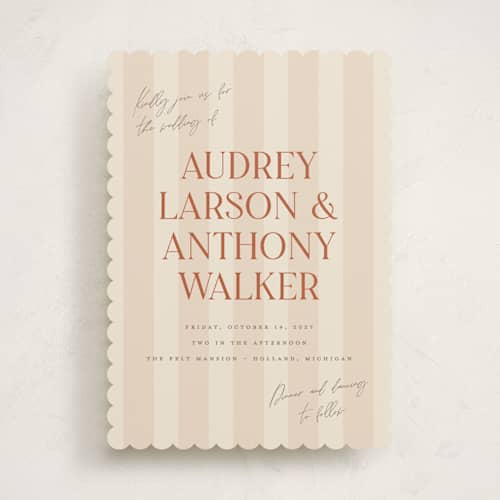 This is a butter wedding invitations with standard by Pixel and Hank called ambrosial printing on signature in standard