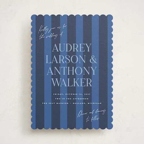 This is a deep wedding invitations with standard by Pixel and Hank called ambrosial printing on signature in standard