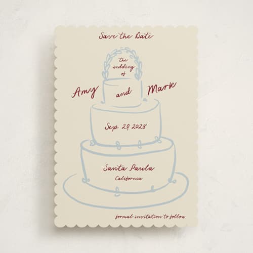 This is a chiffon save the date with standard by Ani Somi called cake printing on signature in standard
