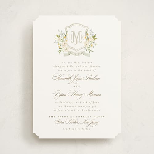 This is a chiffon wedding invitations with standard by Everett Paper Goods called avalon printing on signature in standard