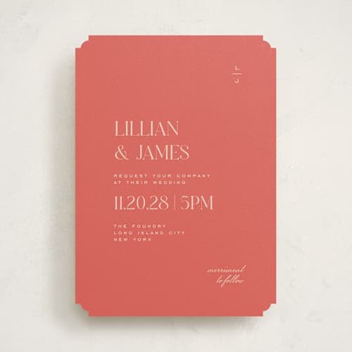 This is a verona sunset wedding invitations with standard by Heather Cairl called clarity printing on signature in standard