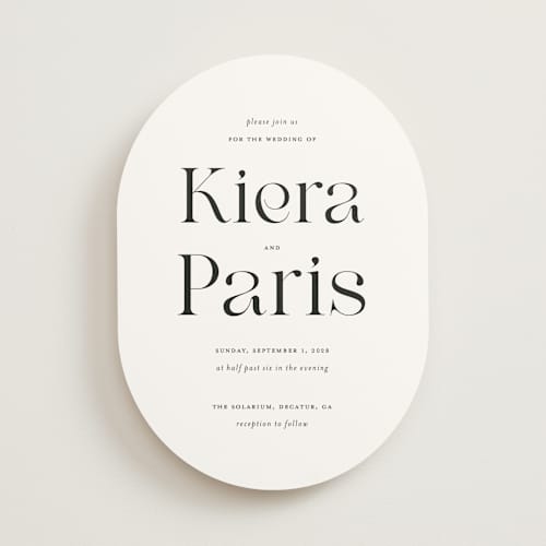 This is a tuxedo wedding invitations with standard by tuldok called embellished note printing on signature in standard